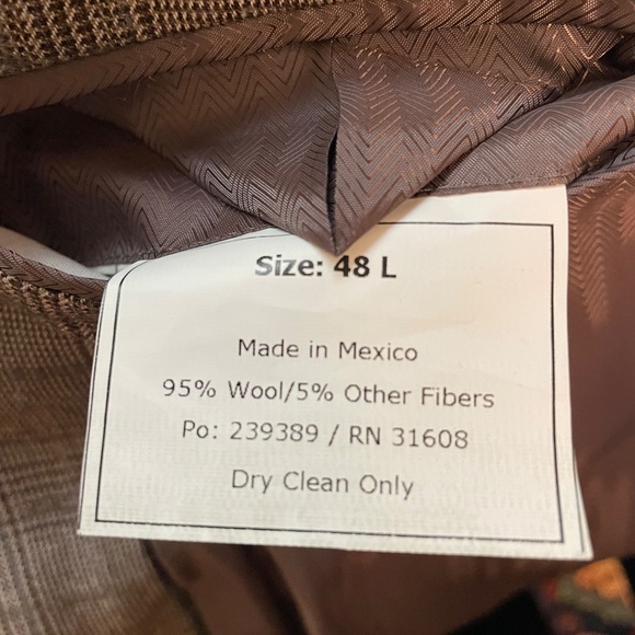 Men’s Plaid Wool Sport Coat - Picture 8 of 10